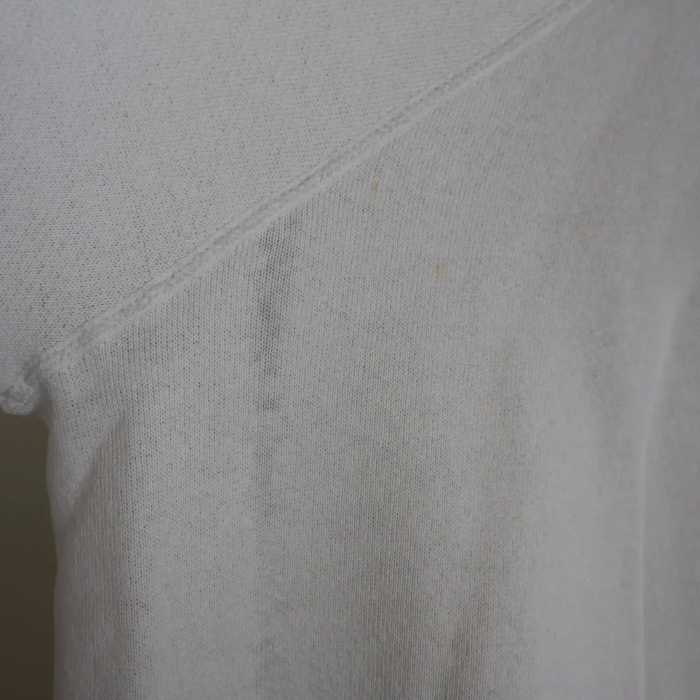 Vintage Caesars Toga Teddy Puff Print Sweatshirt Distressed‎ White XL 23.5x27